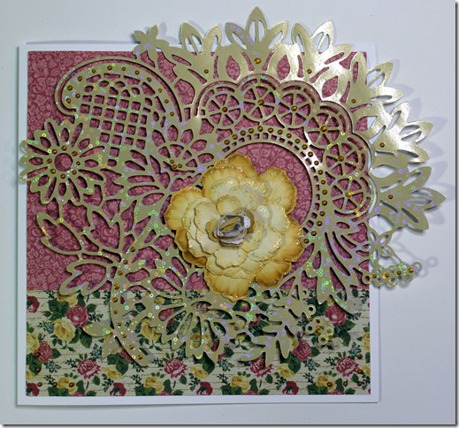 AW Goldwork Lace Card